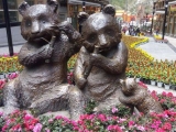 熊猫起名园内却只有雕塑，耗资上亿却门票免费